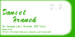 daniel hranek business card